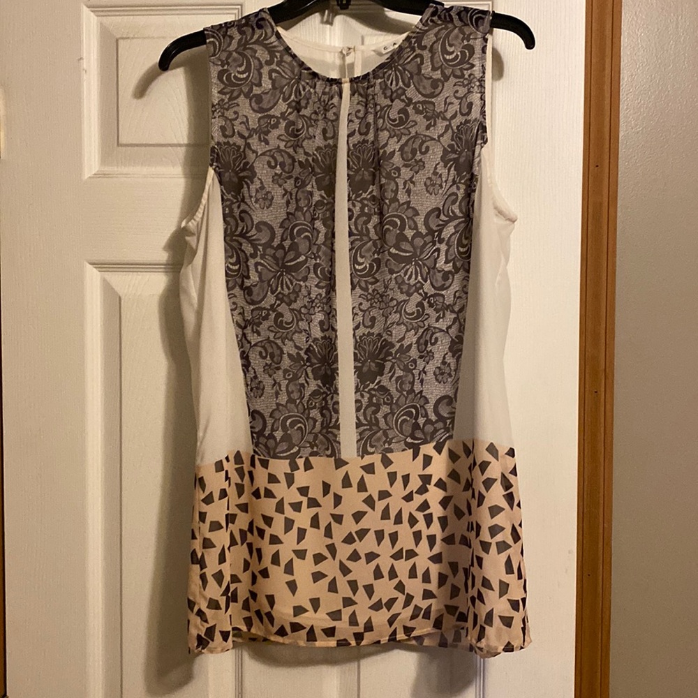 CAbi Sleeveless Tunic, Size M